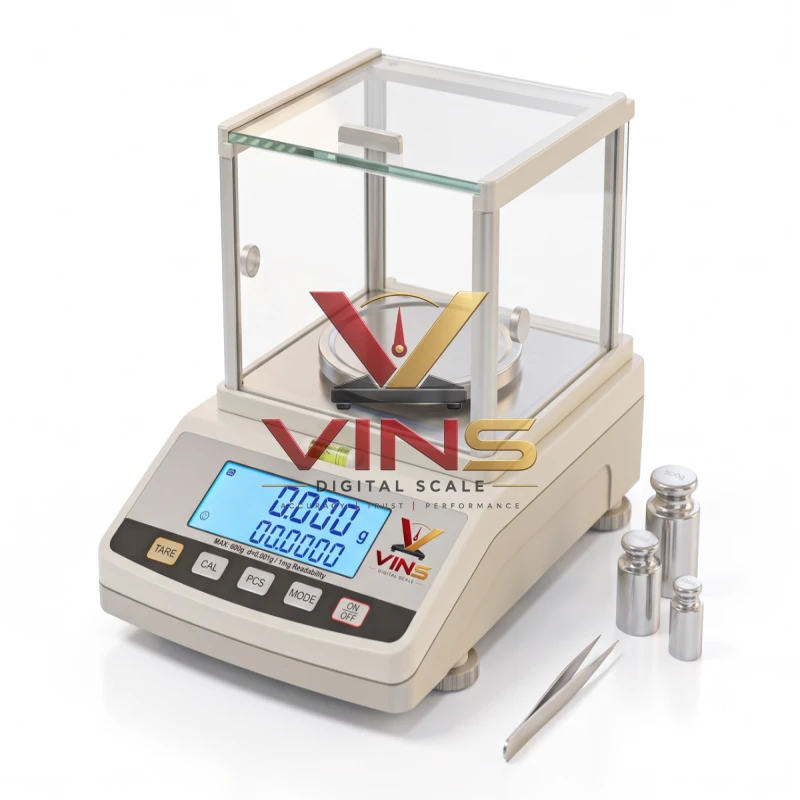 600g High-Precision Jewellery & Analytical Scale (1mg Readability) Jawellery And Ayalytical Scale