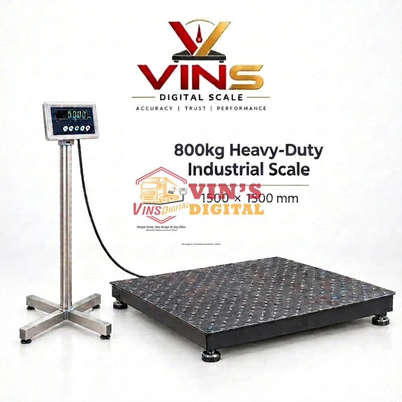 800kg Heavy-Duty Industrial Scale (1500x1500mm) Heavy-Duty Industrial Scale