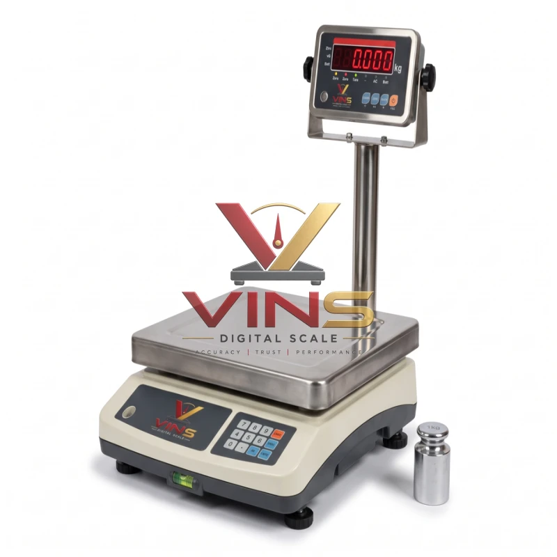 Custom Size Commercial Table Top Digital Scale with Barcode Printing Table Top Digital Scale