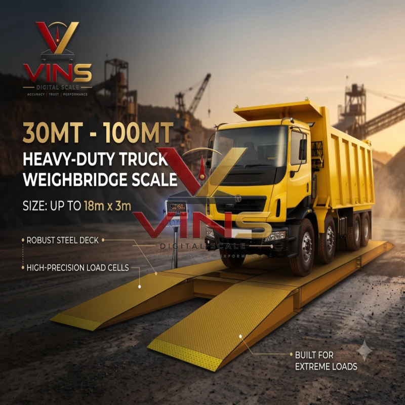 30MT - 100MT Heavy-Duty Truck Weighbridge Scale (Up to 18m x 3m) thumbnail 3