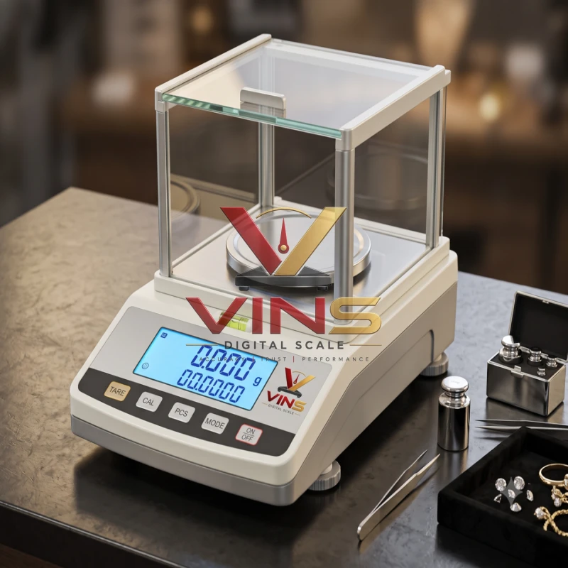 600g Jewellery &amp; Analytical Scale (0.1mg to 10mg Accuracy) thumbnail 3