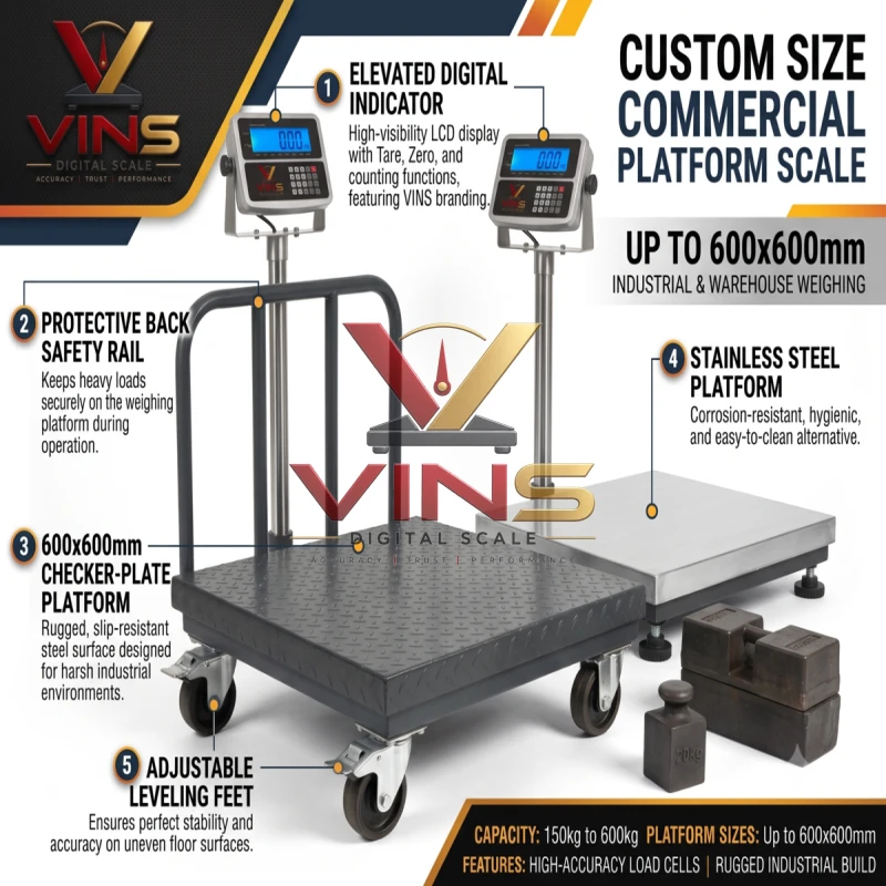 Custom Size Commercial Platform Scale (Up to 600x600mm) thumbnail 2